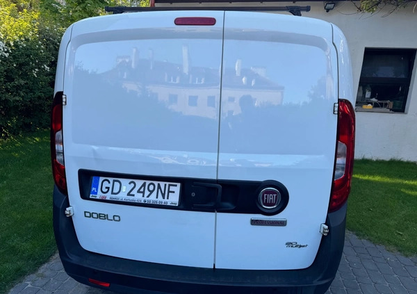 Fiat Doblo cena 29500 przebieg: 129000, rok produkcji 2015 z Gdańsk małe 137